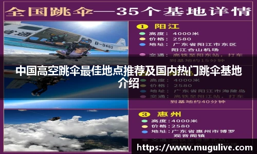 中国高空跳伞最佳地点推荐及国内热门跳伞基地介绍